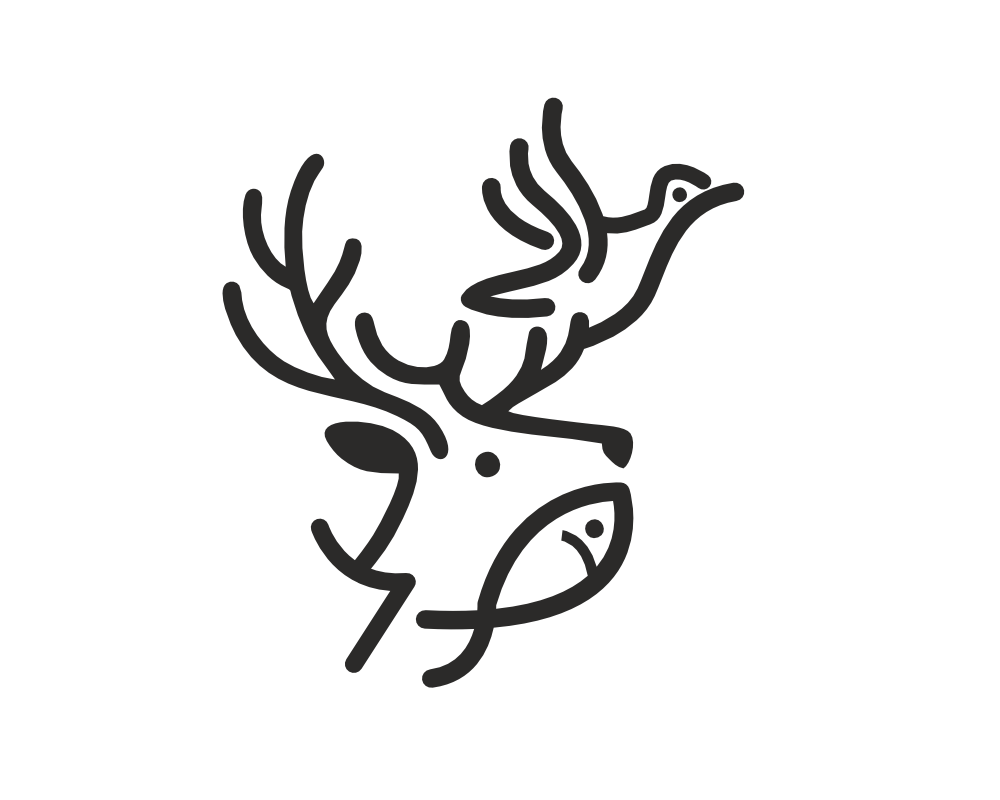 Forest Hunting Logo vector logo