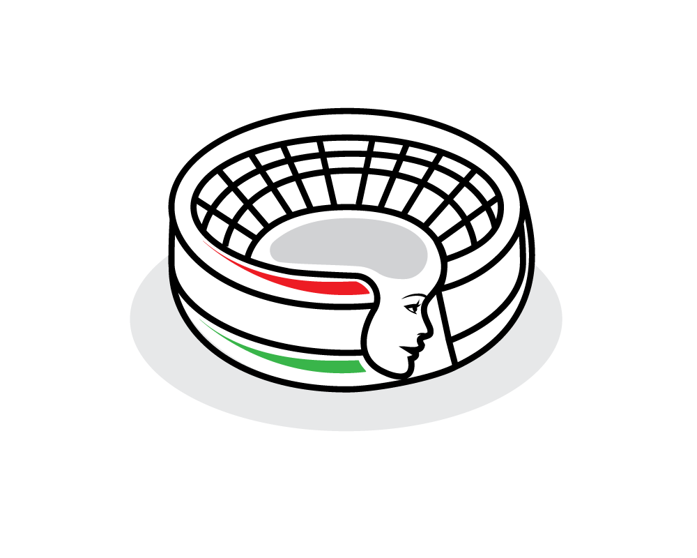Italy Tourism Crest vector logo
