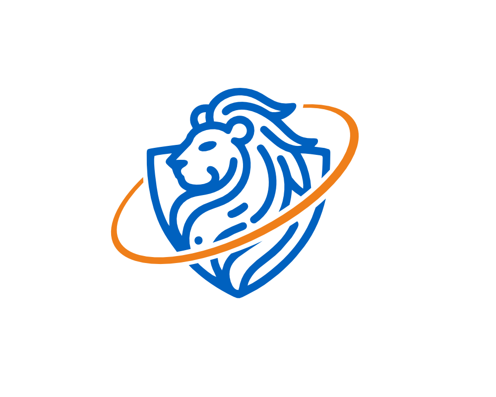 Royal Lion Emblem vector logo