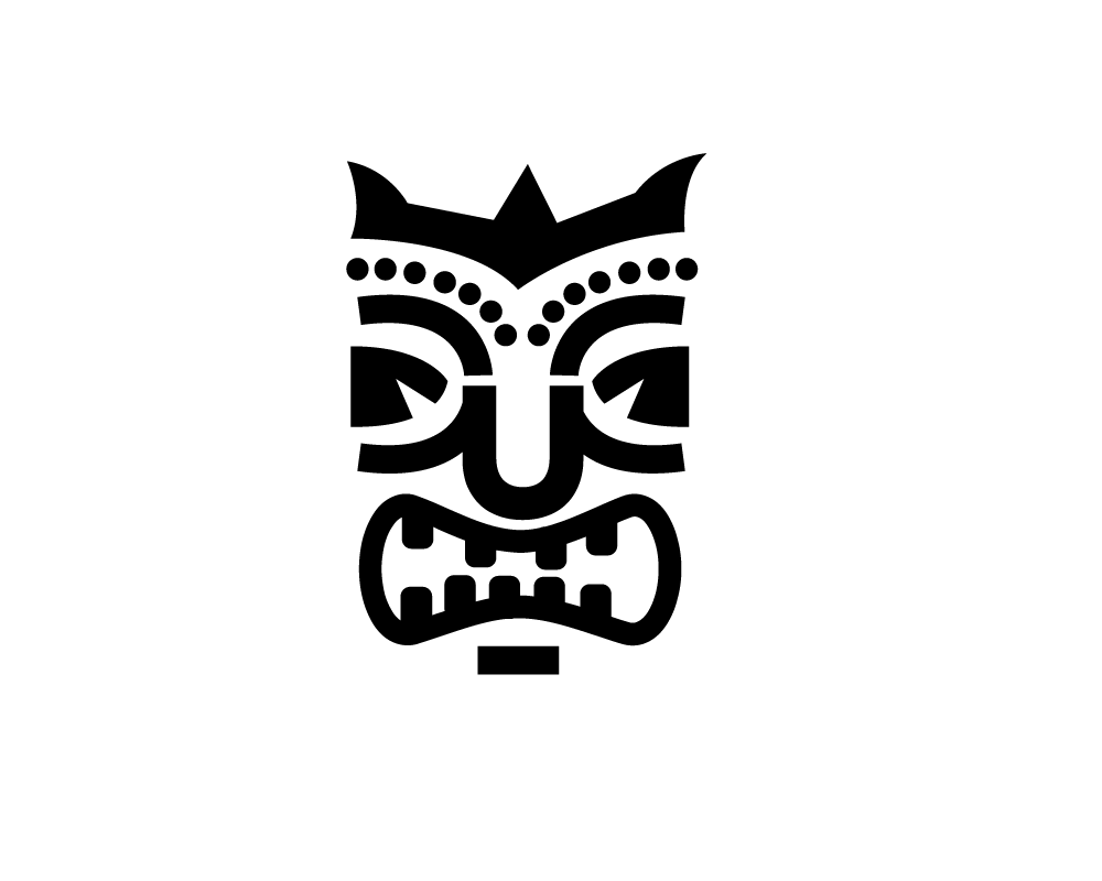 Tiki Lounge Emblem vector logo